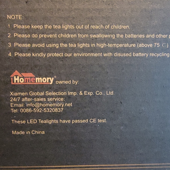 Homemory LED Tea Lights - Picture 5 of 5